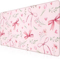iCasso Pink Desk Mat, Cute Desk Pad by iCasso
