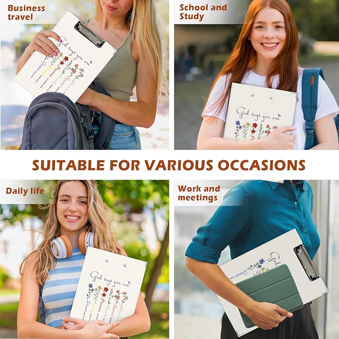 Lacama Christian Gifts for Women，Inspirational Clipboard for Women, God Says - Image 5