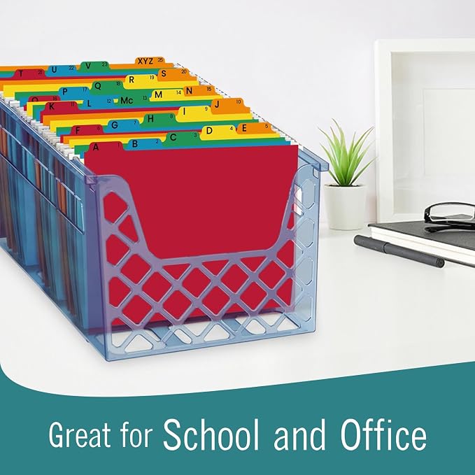 EXTRIC Alphabetical File Organizer 25 File Cabinet Dividers A-Z, 5 Colors | A-Z - Image 5