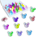24 Pcs Thumb Tacks, Cute Push Pins, Colorful Decorative Pins, Mouse Tacks by Tandarui