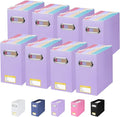 BALEINE File Organizer Box, Cardboard File Folder Organizer by BALEINE