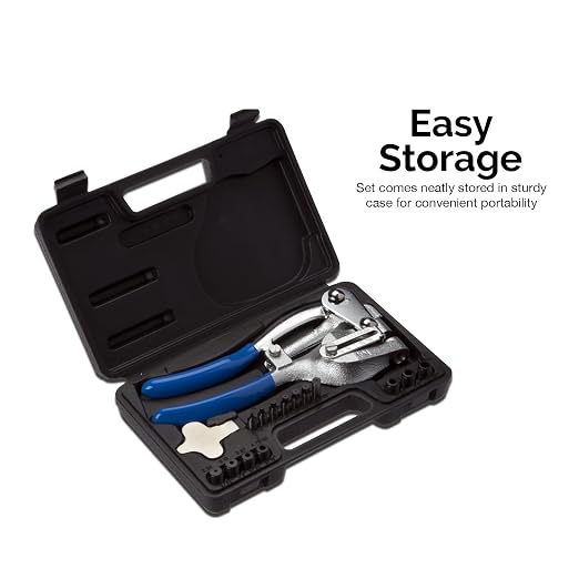 Neiko 02612A Hand Held Power Punch and Sheet Metal Hole Punch Kit, Cr-V 3/32" x - Image 4