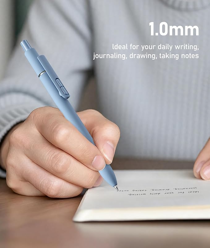 Morandi Black Ballpoint Pens 1mm Fidget Pens - Image 6