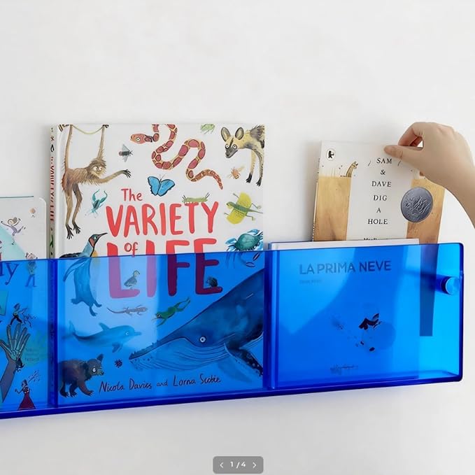 ROYALITA 2-Pack Acrylic Magazine Holder Brochure Holder, Fashion Hanging - Image 5
