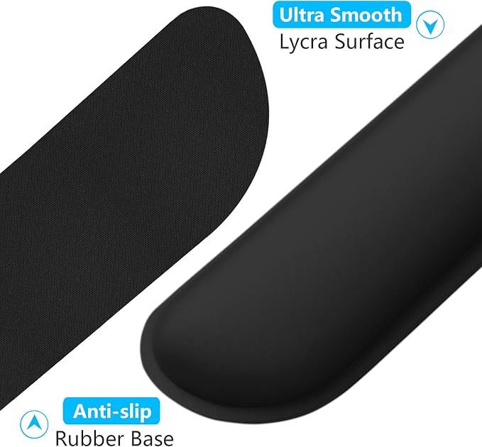 Dapesuom Enlarge Keyboard Wrist Rest, Memory Foam Wrist Cushion - Image 4