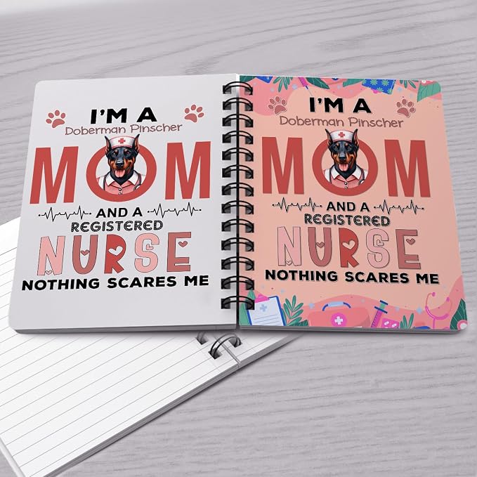 Ninety3POD I'm a Doberman Pinscher Mom and a Registered Nurse Nothing Scares Me - Image 4