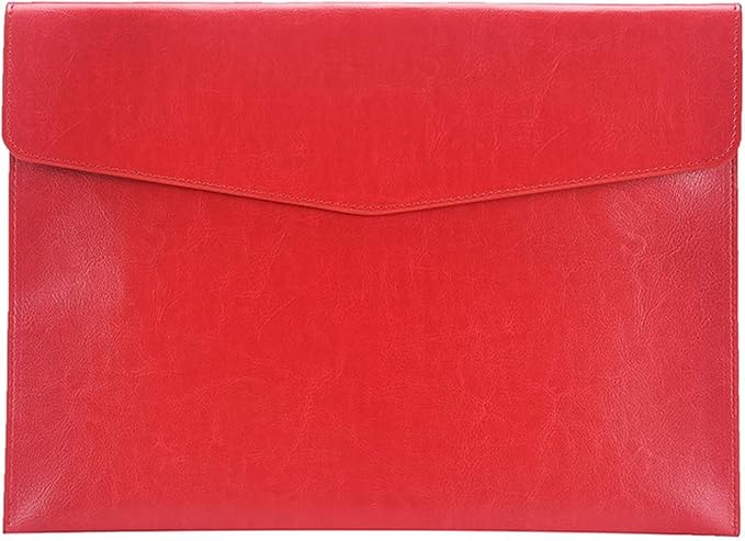 PU Leather A4 File Folder Document Holder Envelope Folder Case by enyuwlcm
