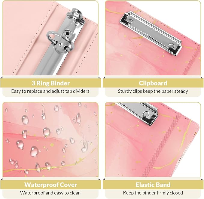SKYDUE 1 Inch 3-Ring Binder - Image 7