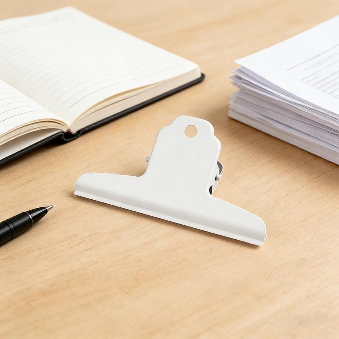 4 Inch Large Bulldog Clip, 10 Pack Stainless Steel File Money Binder Clips - Image 7