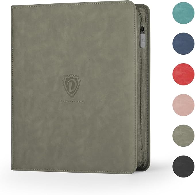 Trading Card Binder with Zip, 12 Pockets Card Binder, 720 Double Sided Pocket by High-qualityCardBinder