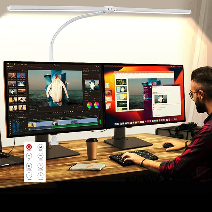 LED Desk Lamp for Office Dorm Home by MACASA