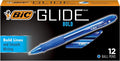 BIC Glide Bold Retractable Ball Pen, Bold Point, Rubber Grip by BIC