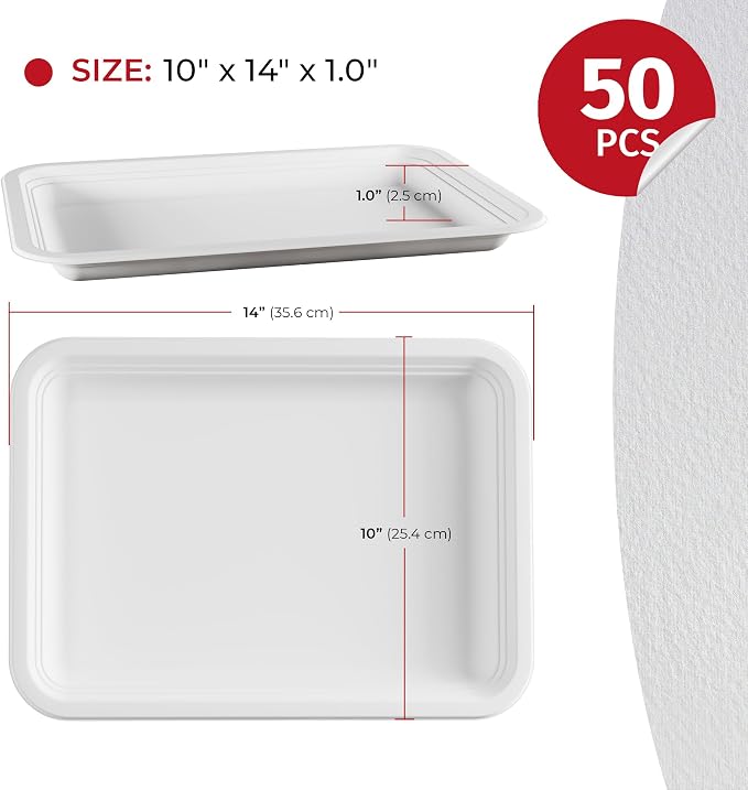 50 Pack 14 Inch Heavy Duty Disposable - Image 2