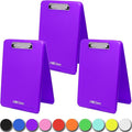 Think2Master Purple Plastic Storage Clipboard. | 25% Heavier & Sturdier| Heavy by Think2Master
