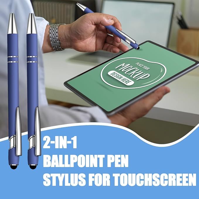 6 Pcs Blue Ink Ballpoint Pen - Image 7