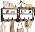 Upgraded 3-Tier Large Coat Rack Wall Mount by Dhmkfly