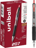 uni-ball® 207™ Retractable Fraud Prevention Gel Pens, Medium Point, 0.7 mm by uni-ball