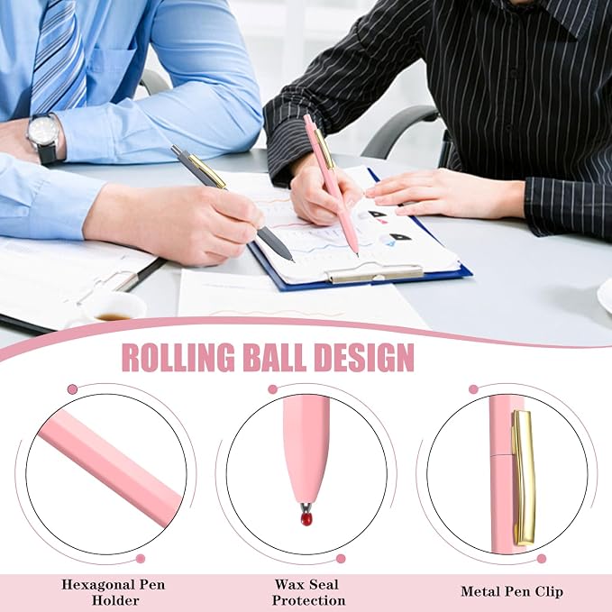 Piochoo Pens Ballpoint, 0.7mm Medium Point Cute Pens - Image 5