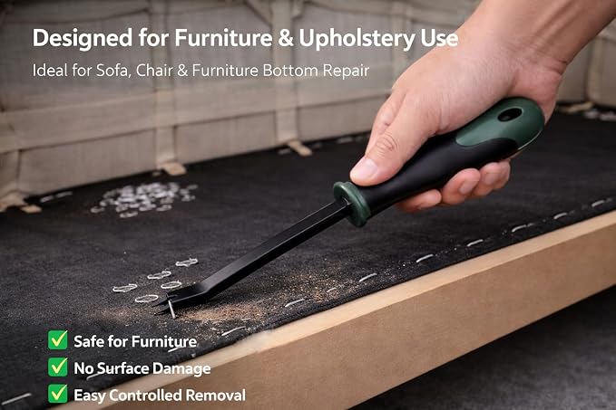 Staple Remover Tool, Heavy Duty Upholstery Staple Puller - Image 3