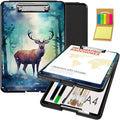 Clipboard with Storage, Office Supplies Nursing Clipboards Folder with Pen by CAPAUNVDA