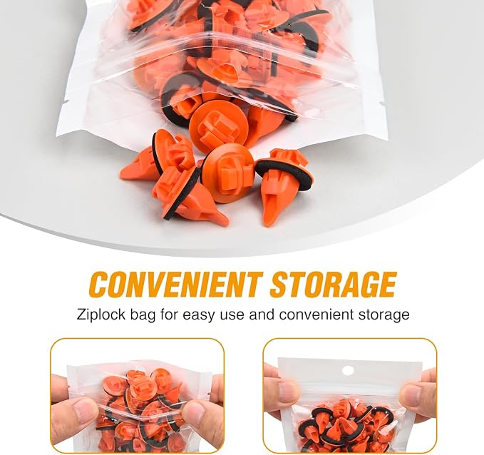 GOOACC 180PCS Car Bumper Retainer Clips Bumper Fender Liner Kit - Image 6