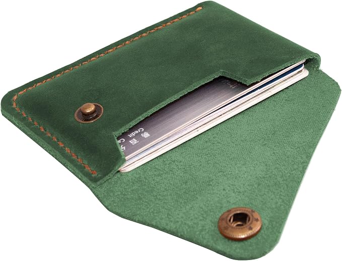 Leather Card Holder, Credit Card Wallet, Cardholder Wallet, Minimalist Wallet by Turbosnail