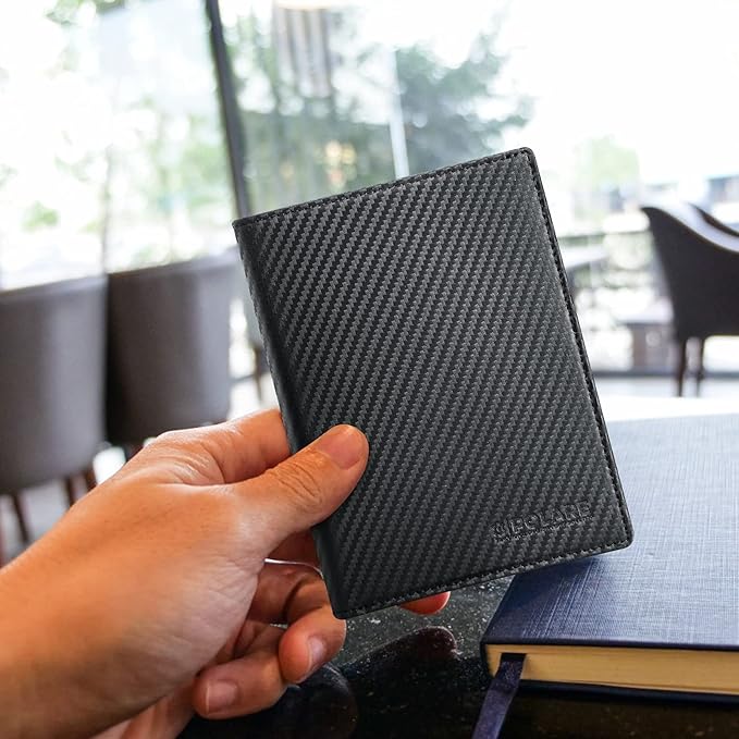 Polare Luxury RFID Blocking Leather Passport Holder Travel Wallet - Image 7