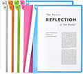 Clear Report Covers with Swing Clip, 10 Pack, 30 Sheet Capacity A4 Size File by Jutieuo