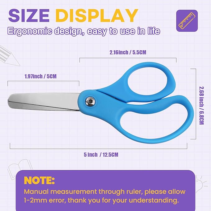 36 Packs Kids Scissors, Scissors - Image 9
