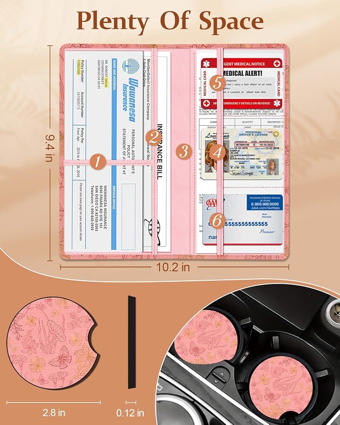 Slohif Car Registration and Insurance Holder - Image 2