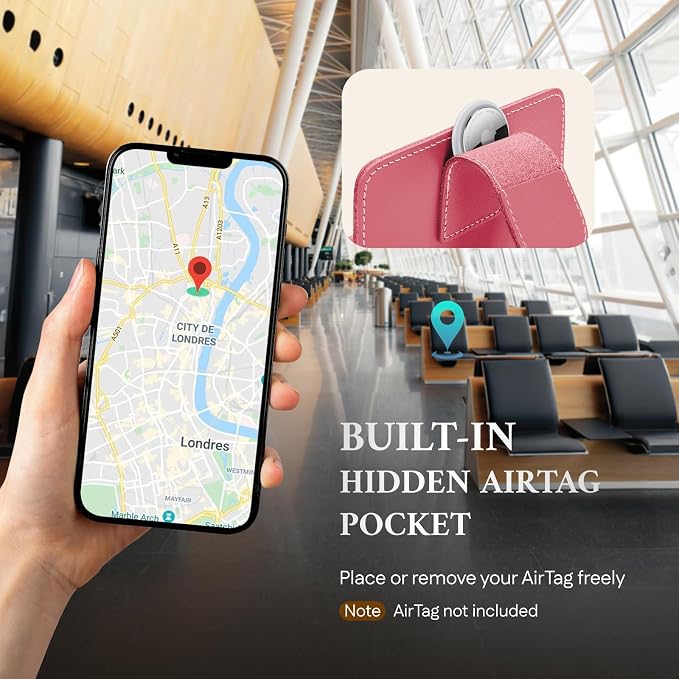 ALLIVE Rfid Passport Holder for Travel Women, Rfid Passport Cover Wallet - Image 4