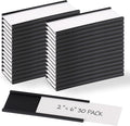 Realth C Channel Magnetic Label Holders 30 Pack 2" x 6" | Magnetic Strip by Realth