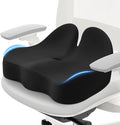 Cushzone Seat Cushion, Memory Foam Office Chair Cushions, Ergonomic Curved by CushZone