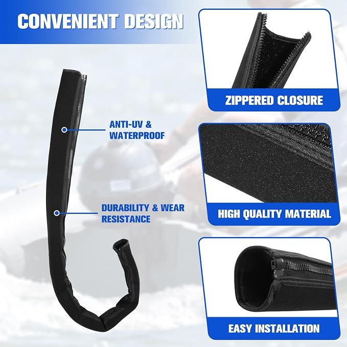 48inch Neoprene Trolling Motor Cable Sleeve 2'' Dia Cable Organizer - Image 4