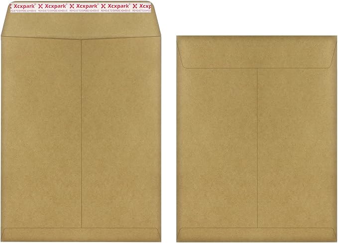Xxcxpark 60 PCS 9x12 inches Security Catalog Envelopes Printable Self Seal by Xxcxpark