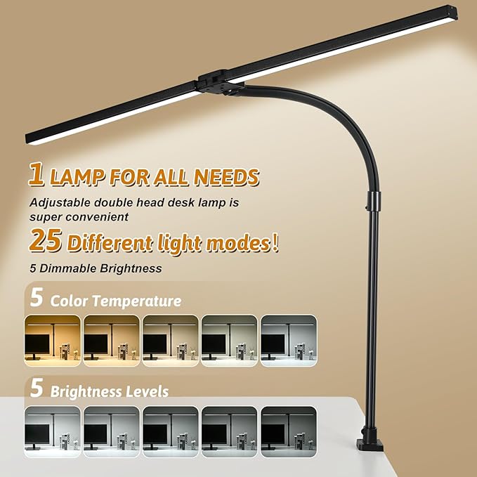 LED Desk Lamp for Office Dorm Home - Image 4