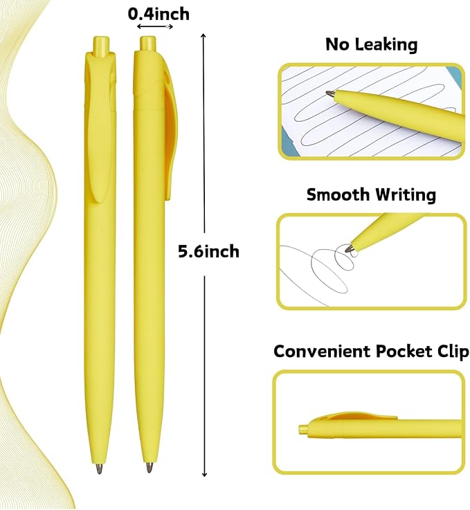 BallPoint Pens, 50 Pack, Bulk Pens, Click Pens - Image 3