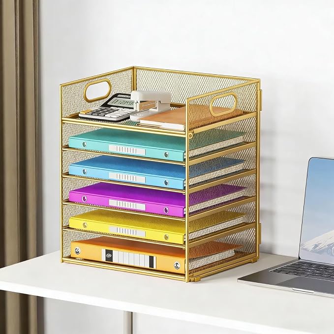6 Tiers Letter Tray Paper Organizer - Image 5