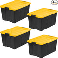 IRIS USA 94 Qt Stackable Plastic Storage Bins by IRISUSA