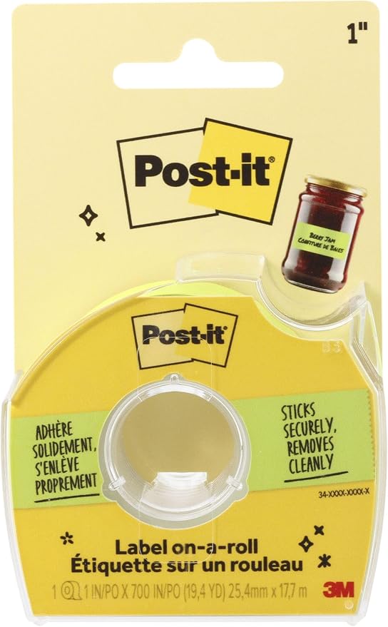 Post-it Neon Green Label on-a-roll Tape by Unknown