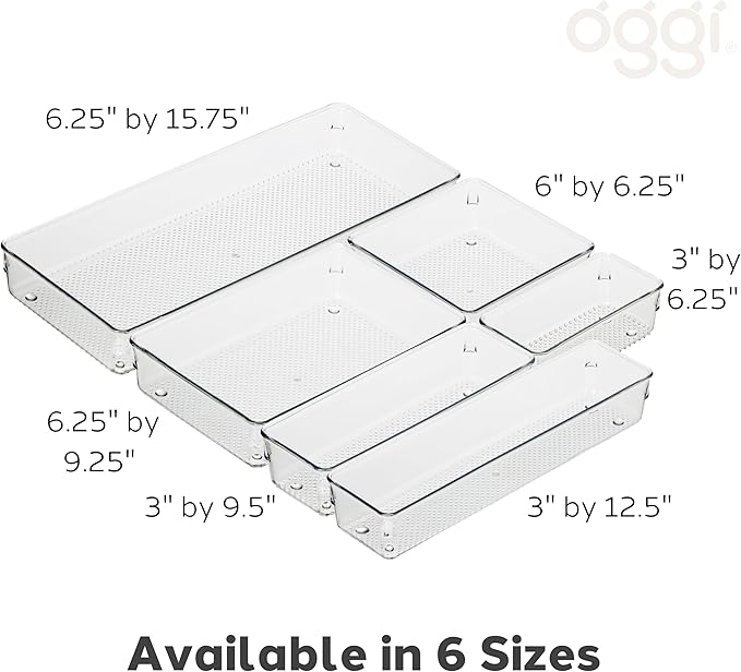 Oggi Clear Drawer Organizer - Image 4
