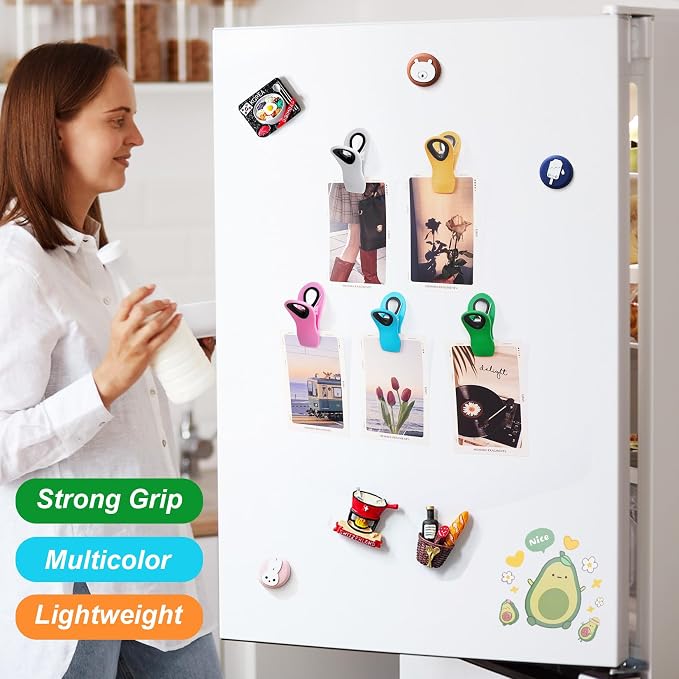 Jetmore 20 Pack Chip Clips, Bag Clips, Magnetic Clip - Image 2