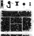 Push Pins Set, 5 Types Pushpins Thumbtacks by Vitalili