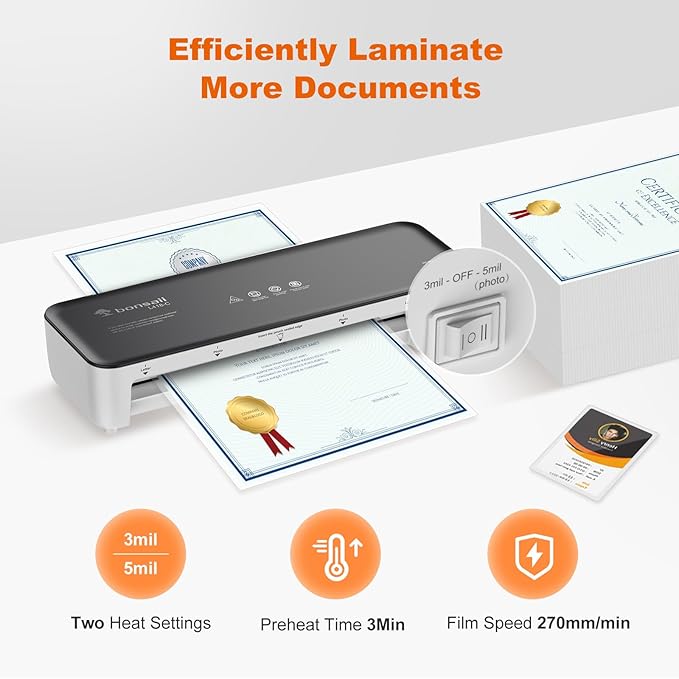 Bonsaii Laminator Machine, 9 Inch Laminators Machine - Image 2