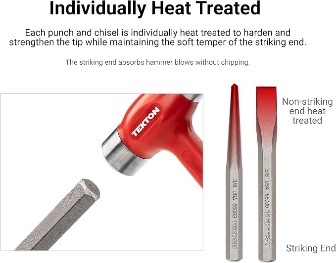 TEKTON 7/32 Inch Roll Pin Punch | 66067 | Made in USA - Image 3