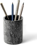 Pen Holder Stand Italy Natural Premium True Marble Makeup Brush Holders by WORHE