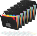 Accordian File Organizer 7 Pocket Expanding File Folder by RIEJIN