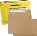 ValBox 5x7 Envelopes for Invitation 100 Qty A7 Envelopes Self Seal Brown by ValBox