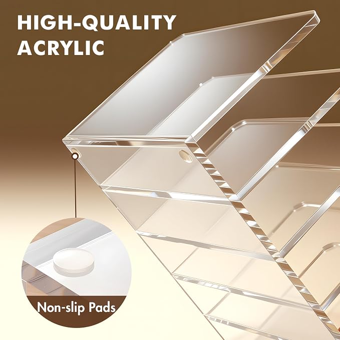 BEYGORM Acrylic Mail Holder, Vertical Letter Sorter - Image 3