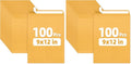 SUNEE 9 x12 Manilla Envelopes, 28lb Brown Kraft, Ultra Strong Quick-Seal by SUNEE